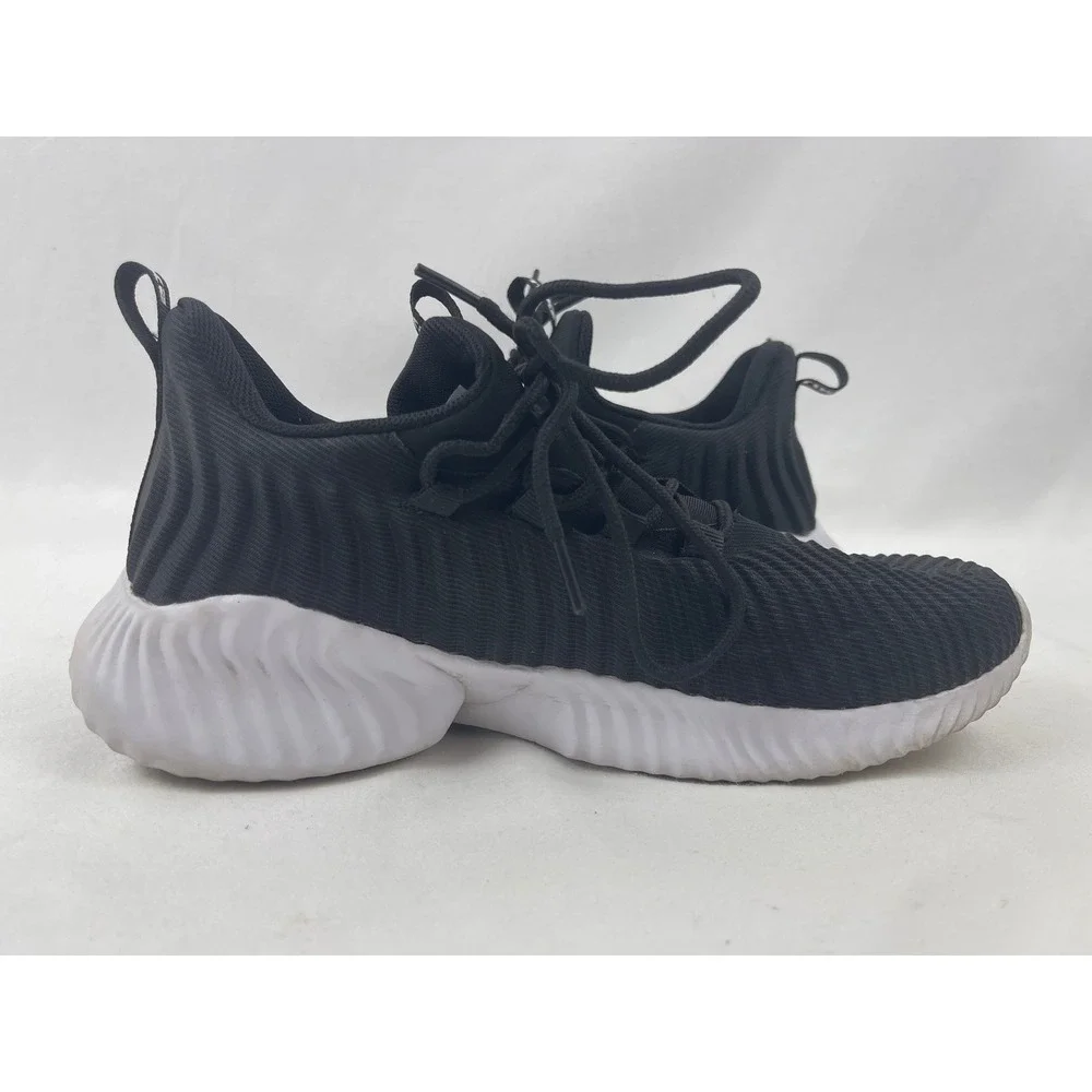 Vitike Running Shoes Mens Black White Very Good‎ Textured Mesh Athletic 40 US 7